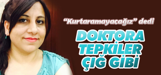 Ereğlili Doktora tepki çığ gibi