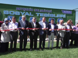 Beyşehir Belediyesi Sosyal Tesisleri hizmete açıldı