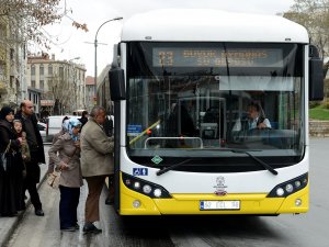 Konya'da toplu ulaşım 1. gün ücretsiz