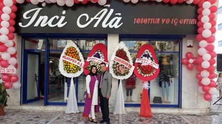 İnci Ala Giyim Mağazası açıldı