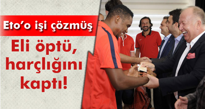 Eto'o'ya 50 TL bayram harçlığı