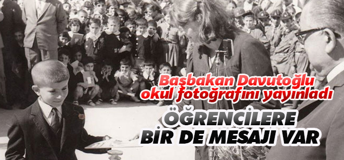Başbakan Davutoğlu'ndan fotoğraflı mesaj