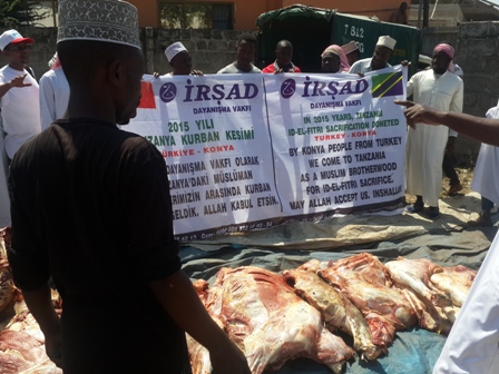 İrşad Vakfı Kurban Bayramında Tanzanya'da 2 Bin eve ulaştı