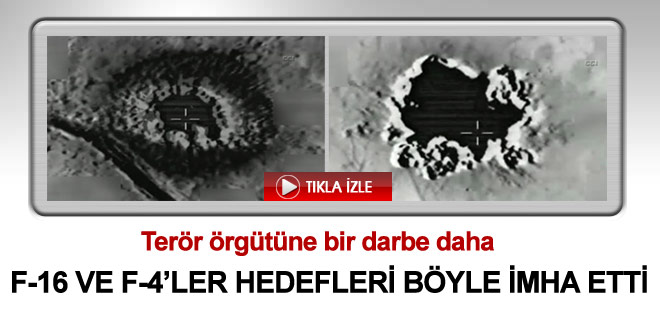 PKK hedefleri böyle imha edildi