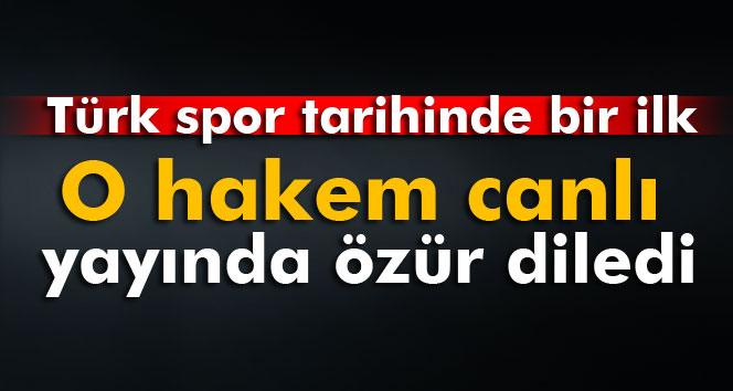 Deniz Çoban maç sonrası özür diledi