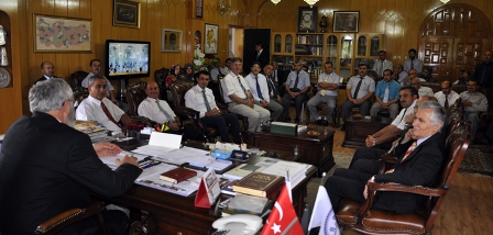 Müftülük personeli bayramlaştı