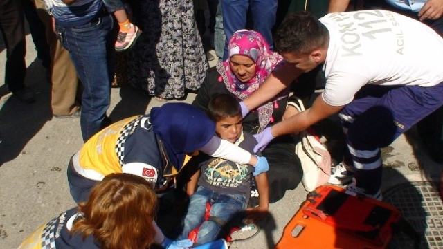 Kamyonetin Çarptığı Çocuk Yaralandı