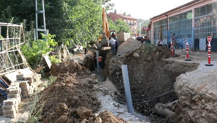 Derbent’te kanalizasyon hizmet ağı genişledi