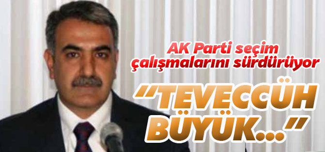 AK Parti Konya'da seçim çalışmalarını sürdürüyor