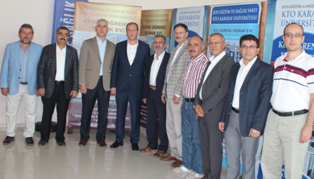 Şimşek’ten Konya Ticaret Odası Eğitim ve Sağlık Vakfı’na Ziyaret
