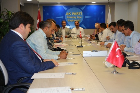 AK Parti Karatay'da seçim toplantısı yapıldı