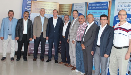 Şimşek’ten Konya Ticaret Odası Eğitim ve Sağlık Vakfı’na Ziyaret