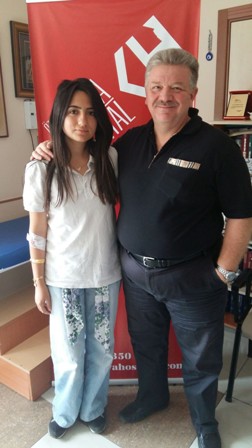 Epilepsi hastası genç kıza ameliyat