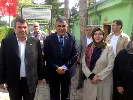 Şehit ailelerinden Ereğli’ye ziyaret