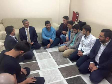 Meram’dan öğrenci evlerine ziyaret