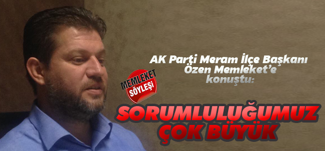 Başbakan'ın seçim bölgesi Meram'da hedef büyük