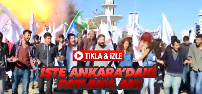 Ankara'daki Patlama Anının Görüntüsü Ortaya Çıktı