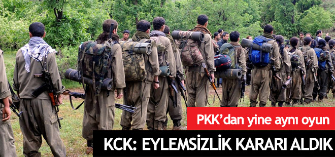 PKK'dan yine aynı oyun! KCK eylemsizlik kararını açıkladı