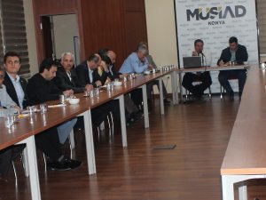 MÜSİAD Konya Şubesi’nde Ahilik ve İslami ekonomi modelleri konusu konuşuldu