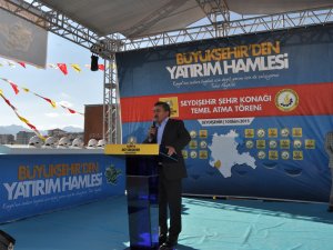 SEYDİŞEHİR'DE ŞEHİR KONAĞI VE KADINLAR LOKALİNİN TEMELİ ATILDI