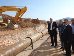Çamlıca Göleti inşaatı sürüyor