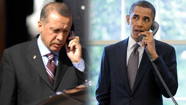 Erdoğan-Obama telefon görüşmesi