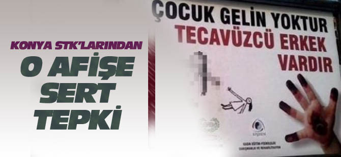 Konya STK'larından Diyarbakır'da asılan afişe tepki