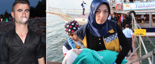 Konya'da göle düşen 2,5 aylık bebek son anda kurtarıldı