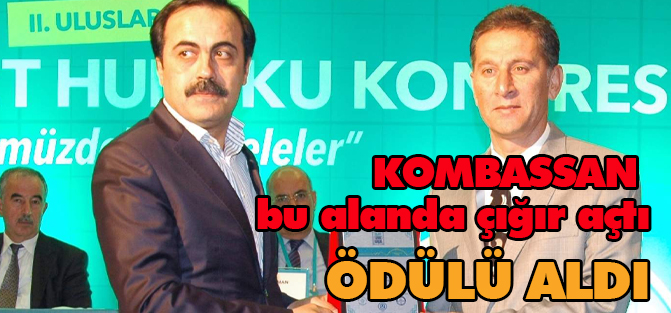 KOMBASSAN’a teşekkür plaketi