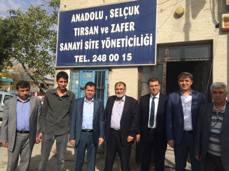 Altunyaldız, sanayi sitesini ziyaret etti