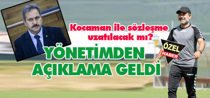 Konyaspor, Kocaman ile sözleşme uzatacak mı?