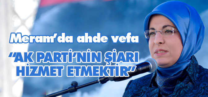 Meram’da ahde vefa