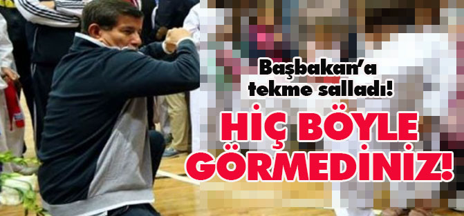 Başbakan Davutoğlu tekvando antrenmanında