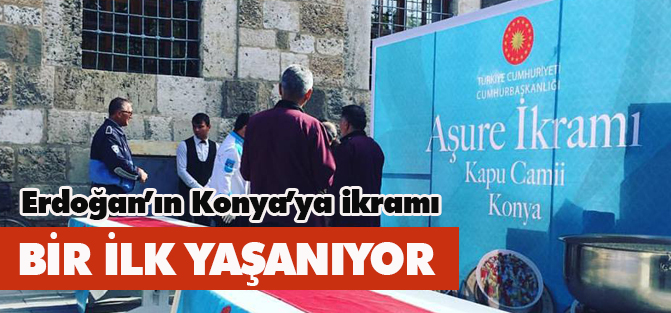 Erdoğan'dan Konya'ya bir ilk