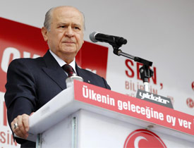 Bahçeli HDP'nin sloganıyla oy istedi