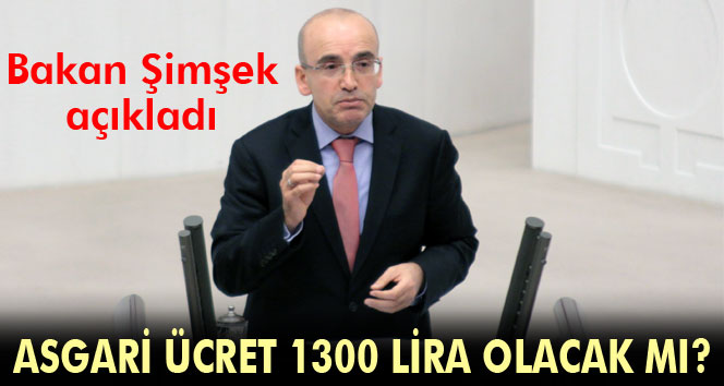 Maliye Bakanı Şimşek'ten asgari ücret açıklaması