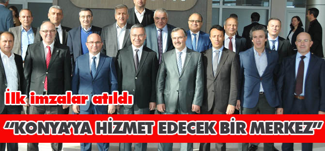Innopark Konya TGB’de kurucu ortaklar imzaları attı