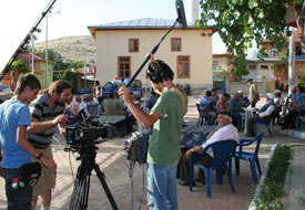 Hüyük'te sinema filmi çekiliyor