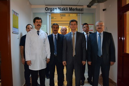 Küçükkendirci, organ nakli merkezini ziyaret etti