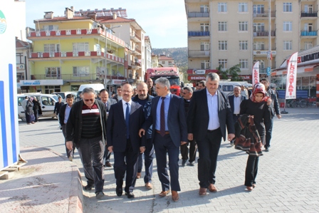 Milletvekillerinden Bozkır’a ziyaret.