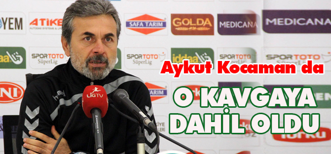 Aykut Kocaman da o kavgaya dahil oldu!