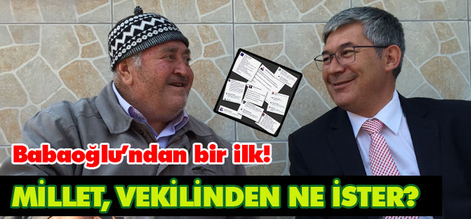 Millet, vekilinden ne ister?