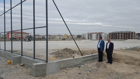 Kale, şehir stadyumunda incelemelerde bulundu
