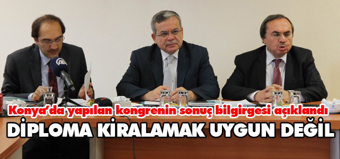 Diploma kiralamak uygun değil