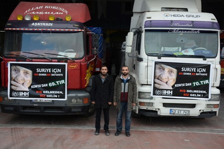 Konya İHH Suriye'ye 52 Ton Un Gönderdi