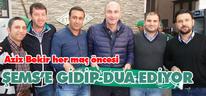 Aziz Bekir her maç öncesi bunları yapıyor