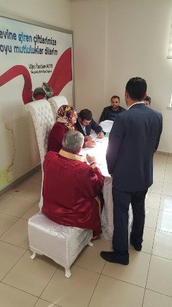 Ahmet Aydoğan oğlunu evlendirdi