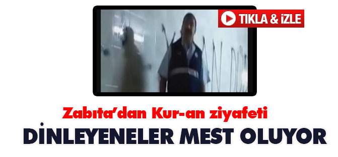 Zabıta’dan Kur-an ziyafeti