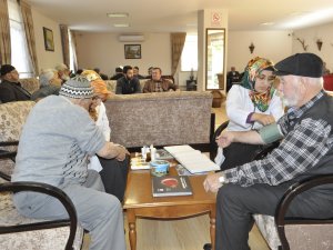 Karatay emekli konaklarında sağlık taraması devam ediyor