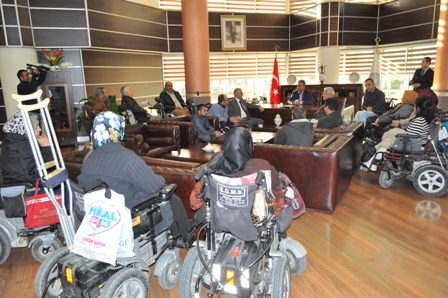 Başkan Hançerli’ye ziyaret